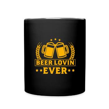 Bière Lovin Ever Bière Amateurs de bière Buveurs de bière - Mug uni - noir - Devant