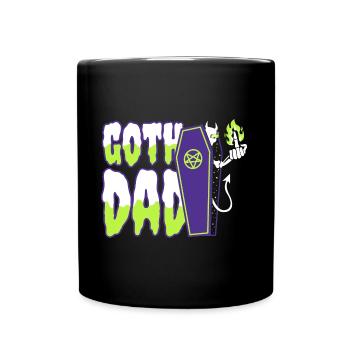 Goth Dad - Tasse einfarbig - Schwarz - Vorne