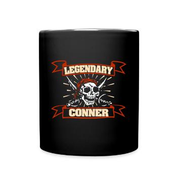 Pirate pour Conner Costume de tête de pirate - Mug uni - noir - Devant