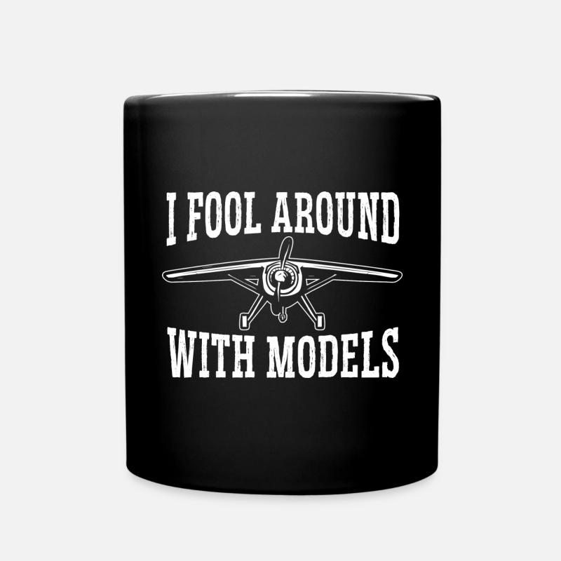 Modèle d’avion télécommandé - Mug uni - noir