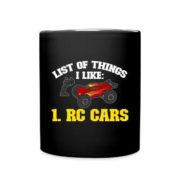 RC Car Ferngesteuertes Auto - Tasse einfarbig - Schwarz - Vorne