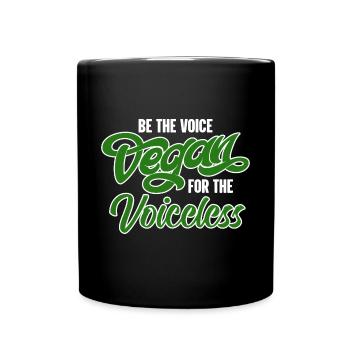 Vegan Veganism - Full Colour Mug - black - Front