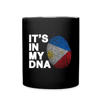Philippinen DNA Design für stolze Pinoys - Tasse einfarbig - Schwarz - Vorne