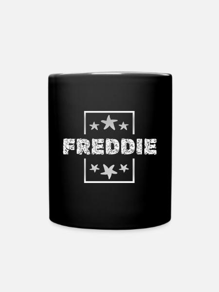 Geburtstag Freddie - Tasse einfarbig - Schwarz