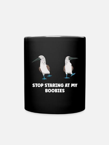Blaufußtölpel Blue-footed Booby Seevogel - Tasse einfarbig - Schwarz