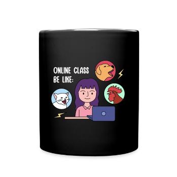 Online-Klassengestaltung für junge stolze Pinoys - Tasse einfarbig - Schwarz - Vorne