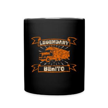 Trucker Benito - Full Colour Mug - black - Front