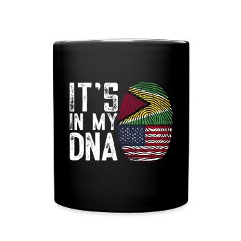 Guyana Flag Guyanese Guyana - Full Colour Mug - black - Front