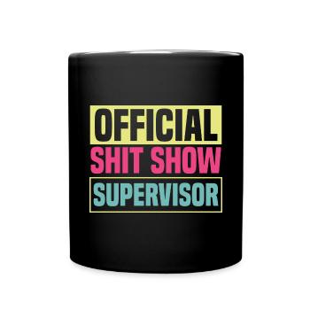 Manager Superviseur Vêtements Drôle - Mug uni - noir - Devant