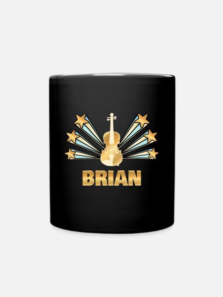Musikinstrument Brian - Tasse einfarbig - Schwarz