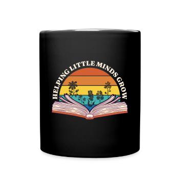 Wildflowers Teacher School Help for the - Full Colour Mug - black - Front