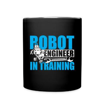 Ingénieur en robotique en formation Droid Builder Robot - Mug uni - noir - Devant