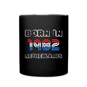 1982 - Tasse einfarbig - Schwarz - Vorne