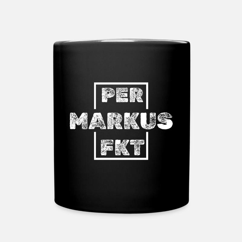 Markus - Tasse einfarbig - Schwarz