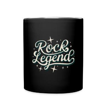 Rock Legend Rock And Roll Musikliebhaber - Tasse einfarbig - Schwarz - Vorne