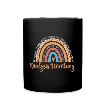 Dialysis Secretary Dialysis Specialist - Full Colour Mug - black - Front