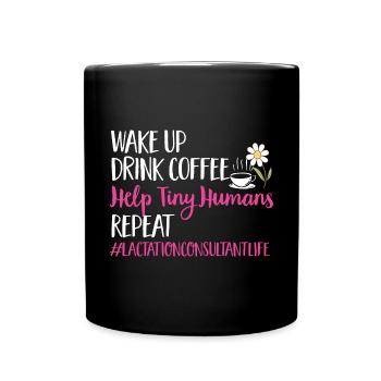 Lactation Consultant IBCLC - Full Colour Mug - black - Front