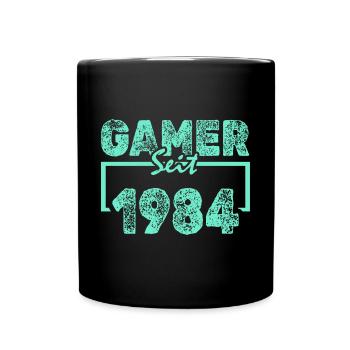 Daddeln 1984 - Tasse einfarbig - Schwarz - Vorne
