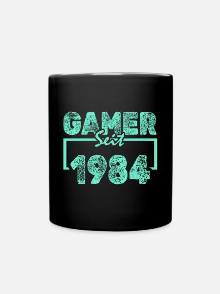 Daddeln 1984 - Tasse einfarbig - Schwarz