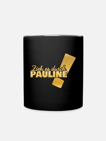 Pauline - Tasse einfarbig - Schwarz