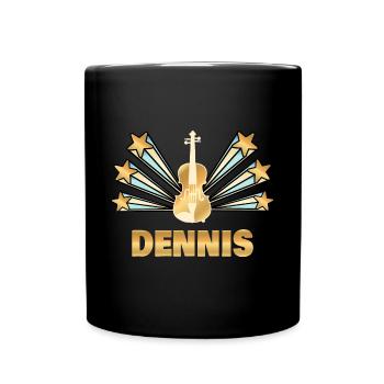 Gift for Dennis - Full Colour Mug - black - Front