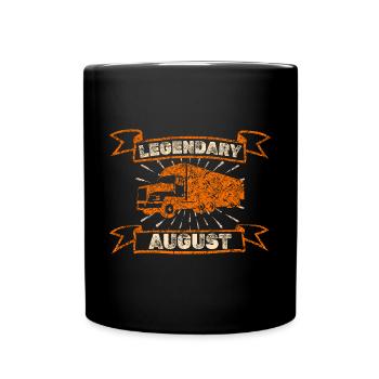 Trucker August - Full Colour Mug - black - Front