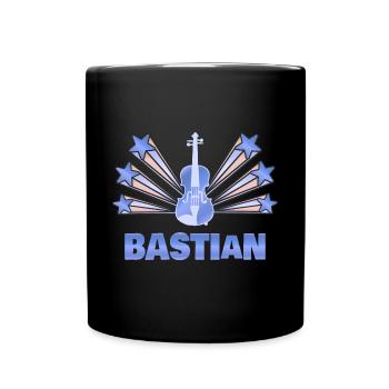 Musical Instrument Bastian - Full Colour Mug - black - Front