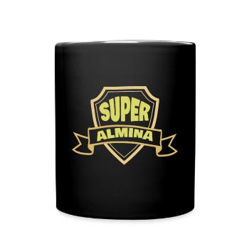 Woman's name Almina - Full Colour Mug - black - Front