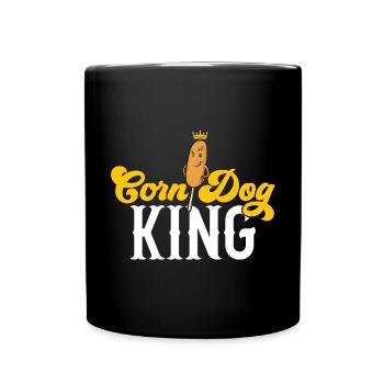Corn Dog Corndog - Full Colour Mug - black - Front