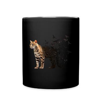 Ocelot - Full Colour Mug - black - Front