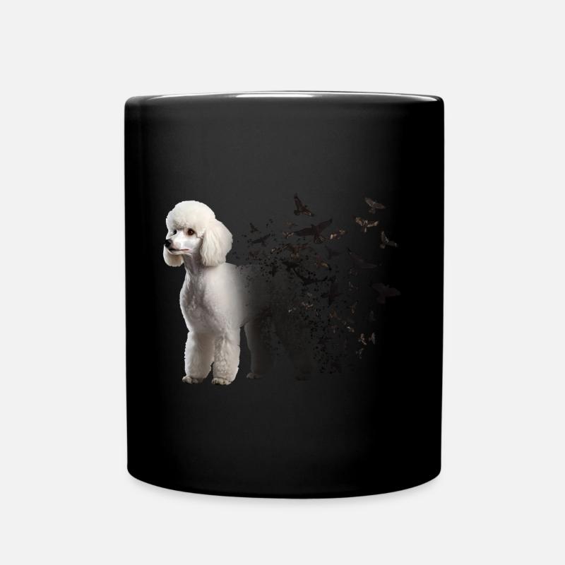 Pudel - Tasse einfarbig - Schwarz