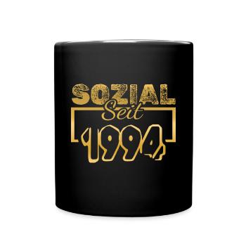 Travailleur social 1994 - Mug uni - noir - Devant