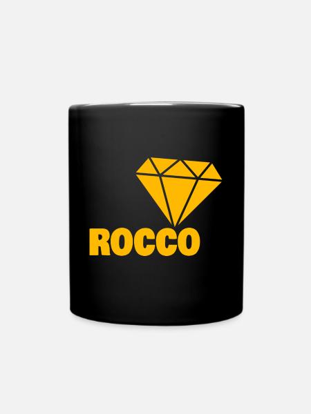 Edel Rocco - Tasse einfarbig - Schwarz