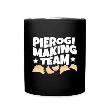 Pierogi Making Team Polish Pride Food Maker - Tasse einfarbig - Schwarz - Vorne