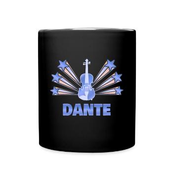 Dante as a musical instrument - Full Colour Mug - black - Front