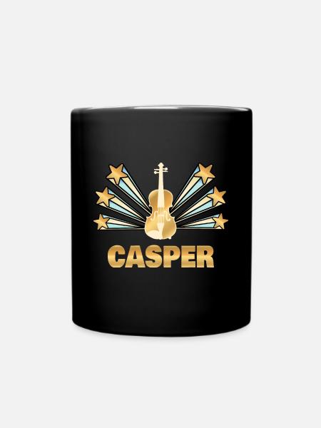 Musikinstrument Casper - Tasse einfarbig - Schwarz