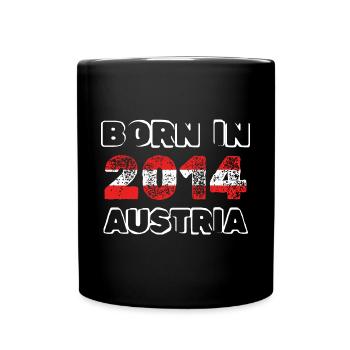 Autriche 2014 - Mug uni - noir - Devant