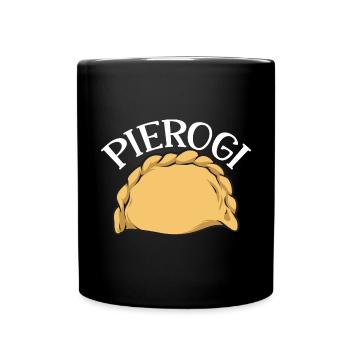 Polish Food Pierogi - Full Colour Mug - black - Front