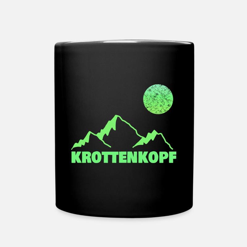 Klettern krottenkopf - Tasse einfarbig - Schwarz