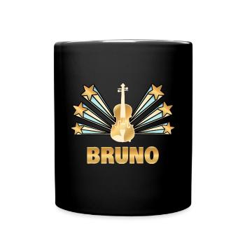 Bruno - Tasse einfarbig - Schwarz - Vorne