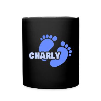 Birth Charly - Full Colour Mug - black - Front
