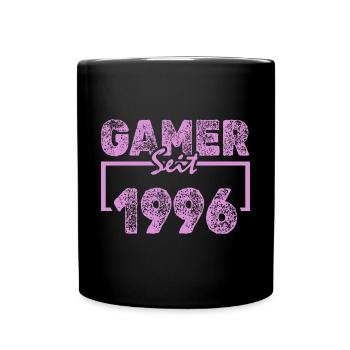 Jouer 1996 - Mug uni - noir - Devant