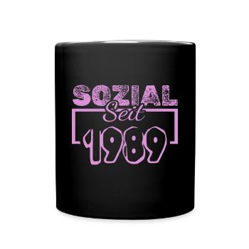 Social Worker 1989 - Full Colour Mug - black - Front