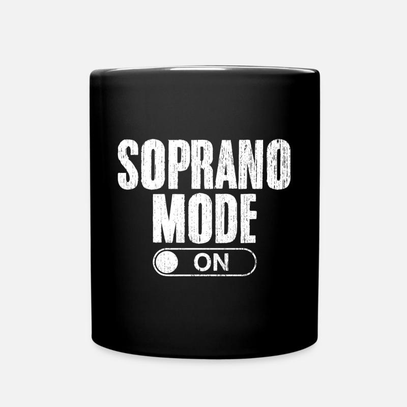 Mode Soprano Sur Chanter Drôle Chorale Chanter Pour - Mug uni - noir