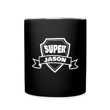 First name Jason - Full Colour Mug - black - Front