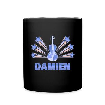 Gift for Damien - Full Colour Mug - black - Front