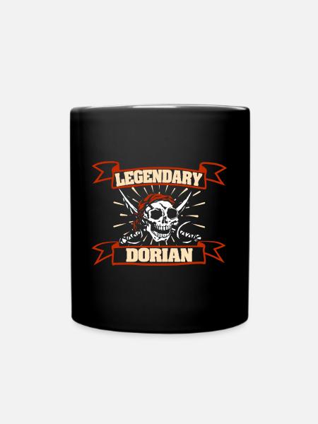Fasching Dorian - Tasse einfarbig - Schwarz