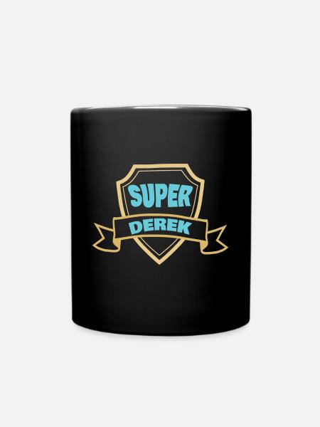 Geschenk für Derek - Tasse einfarbig - Schwarz