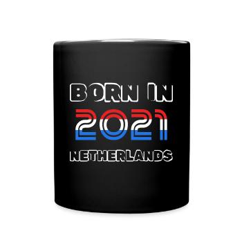 2021 - Tasse einfarbig - Schwarz - Vorne