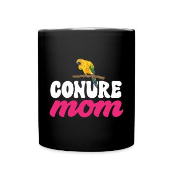 Parakeet, Parrot, Parakeet, Bird - Full Colour Mug - black - Front